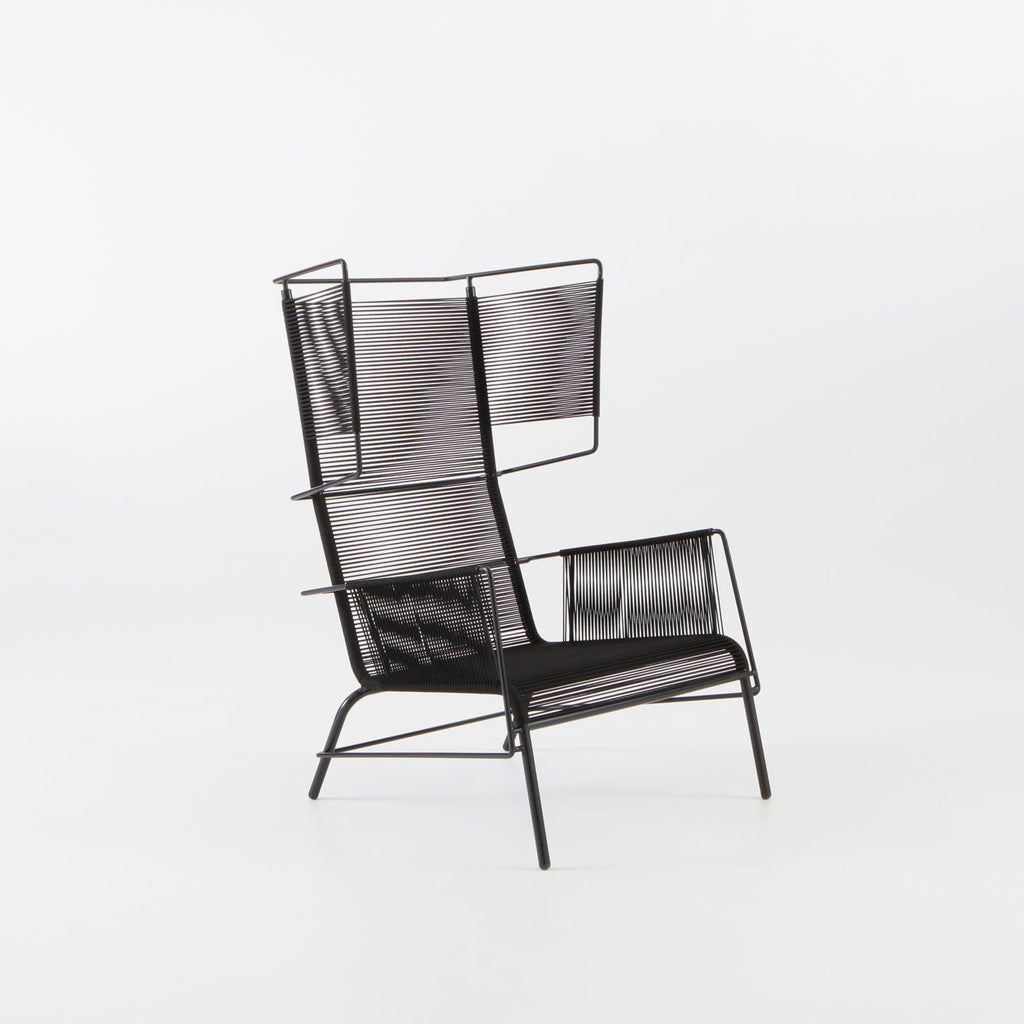 Fifty Outdoor Armchair, Black