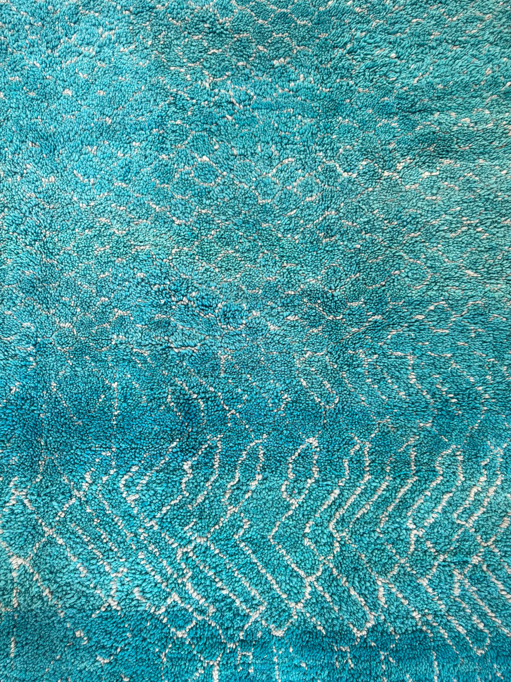Vintage Moroccan Rug - Turquoise