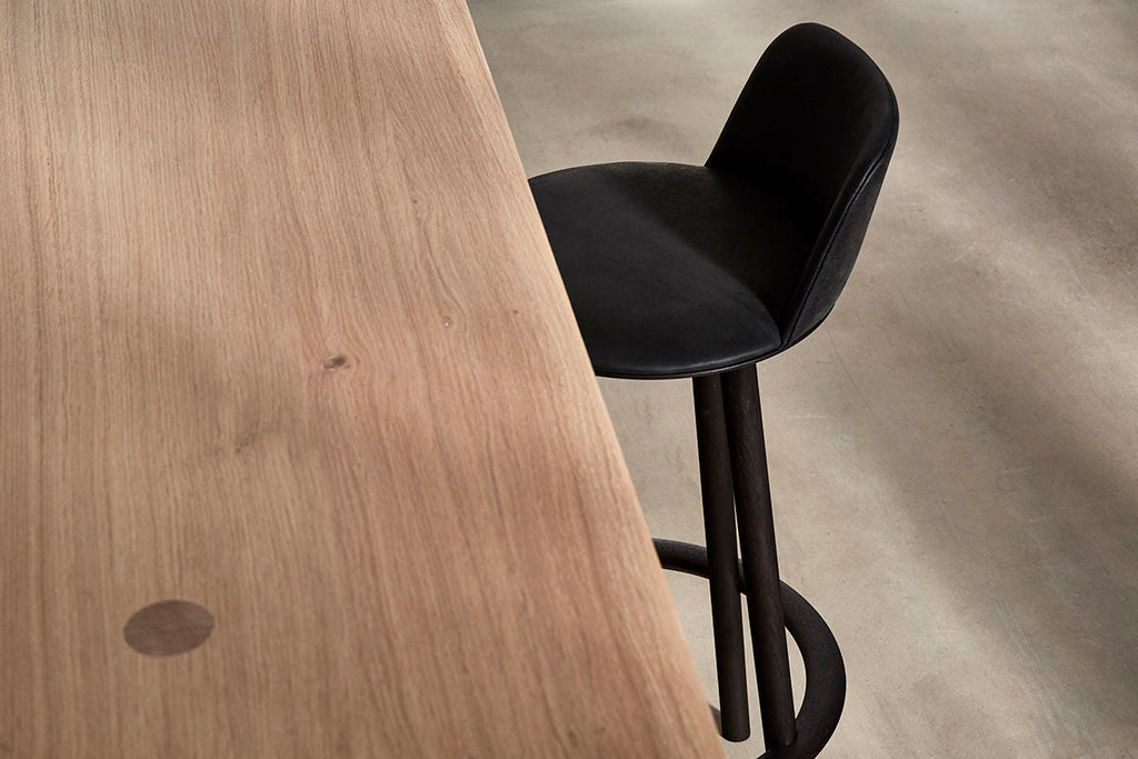 OVO Bar Chair | Ebonized Oak