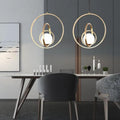 Rota - Rotating Gold Pendant Light by BO-HA